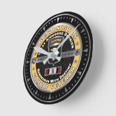 Horloge Ronde 101e division aéroportée Afghanistan (Angle)