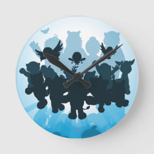 Horloge Ronde 10 ans de silhouette de Webkinz