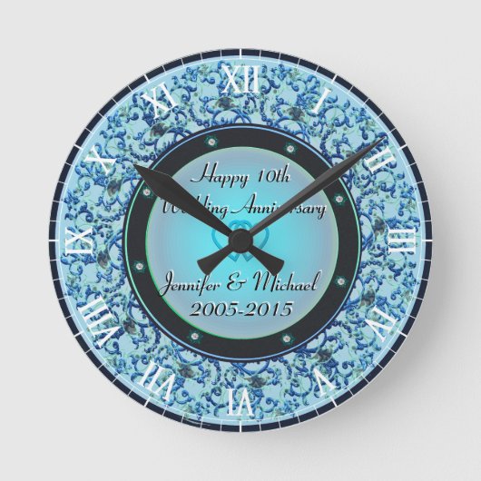 Horloge Ronde 10e Silver Wedding Anniversary (Recto)