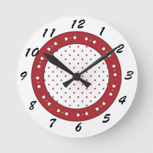 Horloge Ronde 12 Nombre de choix à choisir parmi l'horloge cardi