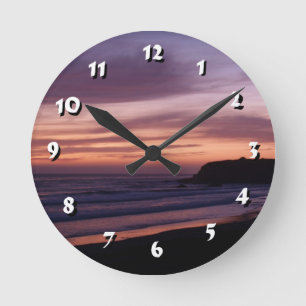 Horloge Ronde 12 Nombre de choix pour choisir l'horloge-coucher