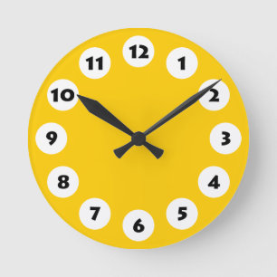 Horloge Ronde 12 spots