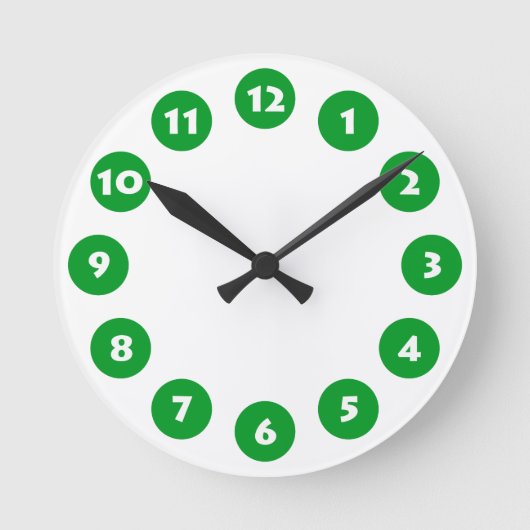 Horloge Ronde 12 spots (Recto)