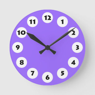 Horloge Ronde 12 spots