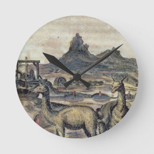 Horloge Ronde 137-0627924 illustration d'une histoire du Pérou