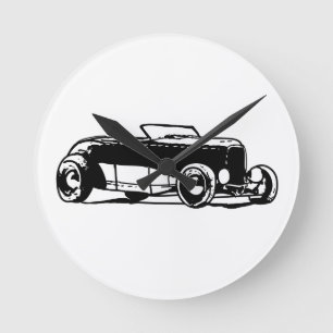 Horloge Ronde 1930s Hotrod
