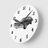 Horloge Ronde 1970 Chevelle SS : Wall Clock (Angle)