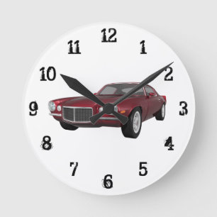 Horloge Ronde 1972 Camaro :Horloge murale