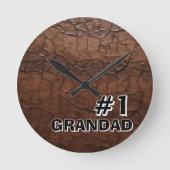 Horloge Ronde #1 Grandad Leather-look (Recto)