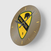 Horloge Ronde 1e division de combat (Angle)
