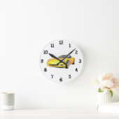 Horloge Ronde 2008 Corvette : Wall Clock (Maison)