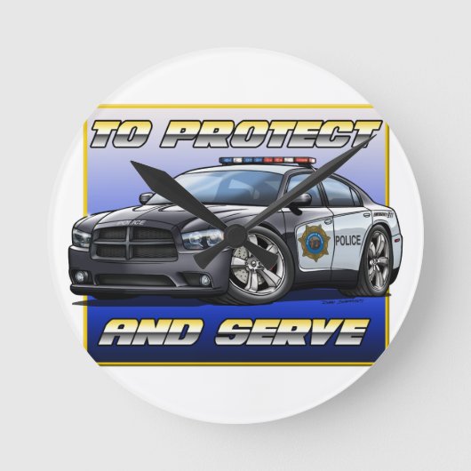 Horloge Ronde 2014 Dodge Charger (Recto)