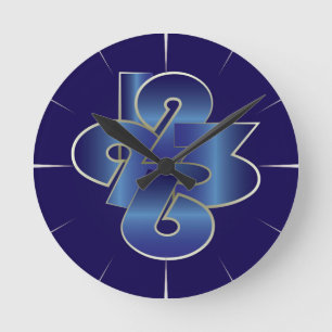 Horloge Ronde 24h/24