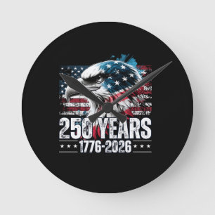 Horloge Ronde 250e anniversaire États-Unis Anniversaire Manches