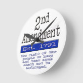 Horloge Ronde 2e amendement (Angle)