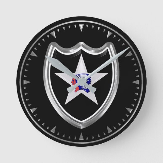 Horloge Ronde 2e division d'infanterie Keepsaké (Recto)