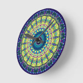 Horloge Ronde 3D Effect Ivanna Kaleidoscope (Angle)