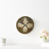 Horloge Ronde 3D look grapes bowl wall clock (Maison)