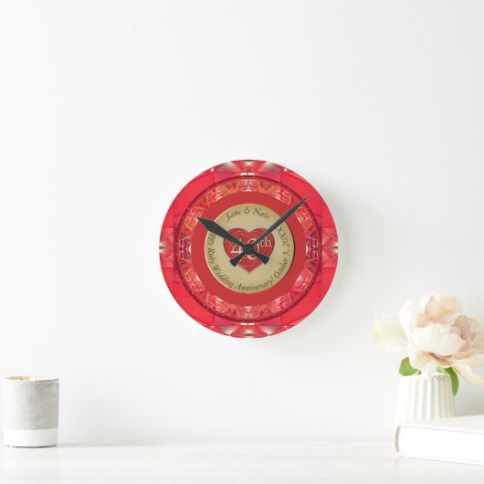 Horloge Ronde 40th Ruby Anniversary (Maison)
