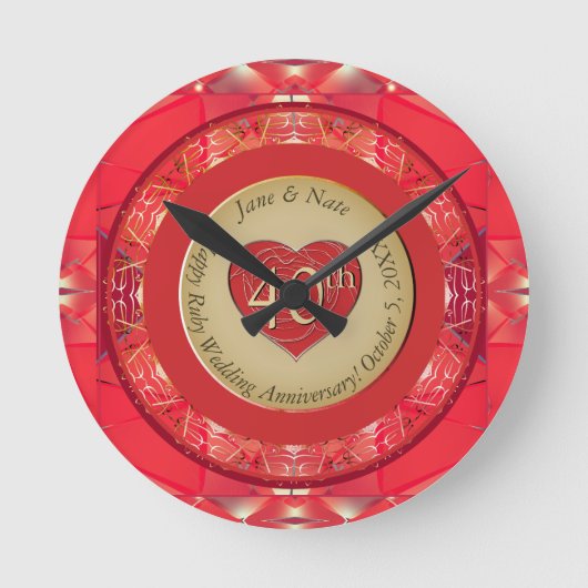 Horloge Ronde 40th Ruby Anniversary (Recto)