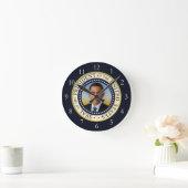 Horloge Ronde 45e Président Barack Obama (Maison)