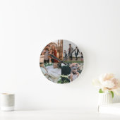Horloge Ronde 4 Modèle photo Collage (Maison)