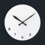 Horloge Ronde 5, 6, 7, 8 Wall Clock for Dancers<br><div class="desc">Give me a 5,  6,  7,  8 !  That's the only numbers a dancer needs with this awesome wall clock.  Great vend pour tout dancer ou dance studio.</div>