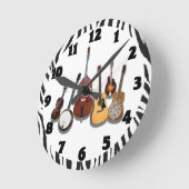 HORLOGE RONDE 6-PIECE BAND-CLOCK (Angle)