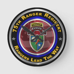 Horloge Ronde 75e Ranger Régiment "Rangers Lead the Way"