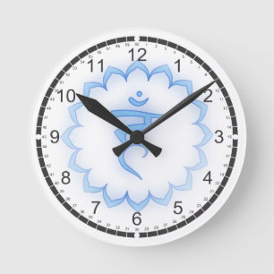 Horloge Ronde 7 Chakras Massage Room Clocks