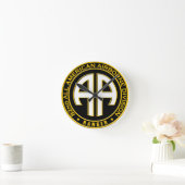 Horloge Ronde 82e Patch Décontracté des Rangers aéroportés améri (Maison)