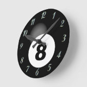 Horloge Ronde 8 Boule (Angle)