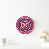 Horloge Ronde 8e armée Customisée Keepsar (Maison)