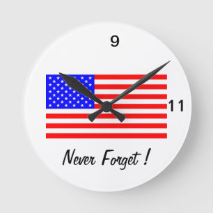 HORLOGE RONDE 9-11 N'OUBLIEZ JAMAIS