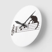 Horloge Ronde A Cat (Angle)