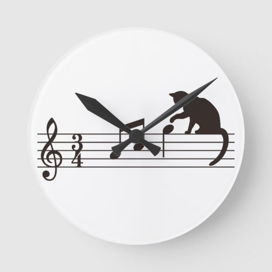 Horloge Ronde A Cat (Recto)