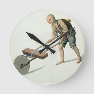 Horloge Ronde A Labourer, plate 27 from 'The Costume of China',