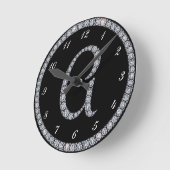 Horloge Ronde A Monogram bling ring clock (Angle)