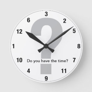 Horloge Ronde A obtenu le temps ?
