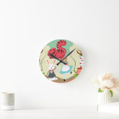 Horloge Ronde À Travers Le Verre (Maison)