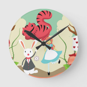 Horloge Ronde À Travers Le Verre