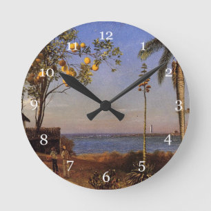 Horloge Ronde A View in the Bahamas by Bierstadt Albert.