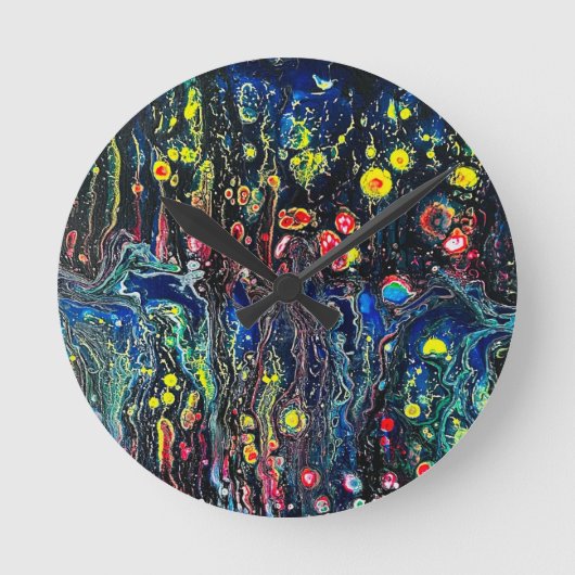 Horloge Ronde Abîme en fleurs (Recto)
