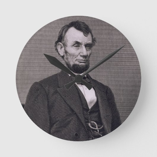 Horloge Ronde Abraham Lincoln, engraved from a photograph by Wil (Recto)