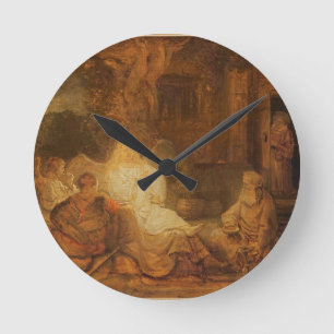 Horloge Ronde Abraham reçoit les trois anges, 1646 (huile sur la