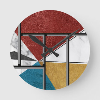Horloge Ronde Abstract