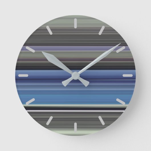 Horloge Ronde Abstract #1: Blue and grey (Recto)