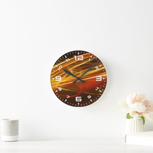Horloge Ronde Abstract Design Banner-10009 (Maison)