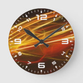 Horloge Ronde Abstract Design Banner-10009 (Recto)