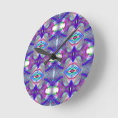Horloge Ronde Abstract Geometric Fractal (Angle)
